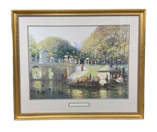 Framed Print Of Boston Common Gardens By John Terelak