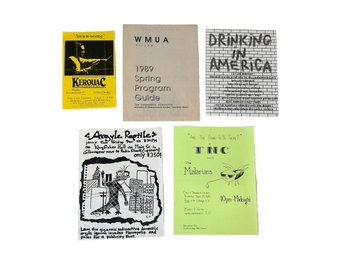 Rock And Roll Ephemera Eric Bogosian Drinking In America WMUA 91.1 FM University MA Amherst Gloucester Etc