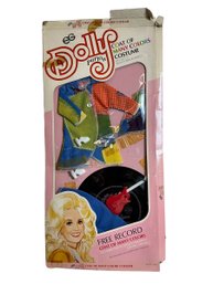 Vintage Dolly Parton Coat Of Many Colors Costume EG Toys Goldberger Doll MFG Co