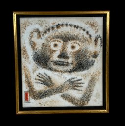 Dale Nichols Oil On Canvas Maya Deity Signed And Framed