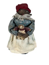 Vintage African American Bottle Doll Black Americana