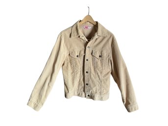 Vintage Levis Trucker Jacket Tan Corduroy