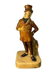 Antique Ceramic Bretby Mr Micawber Figure