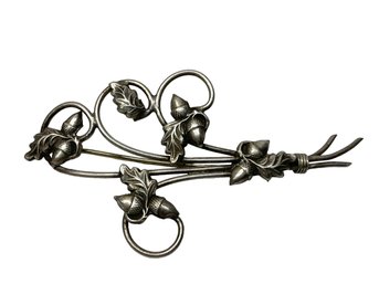 Sterling Danecraft Acorn Pin