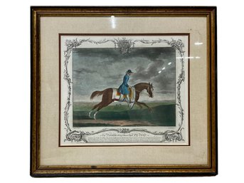 Antique Print James Seymour The Portraiture Of The Famous Horse Old Partner