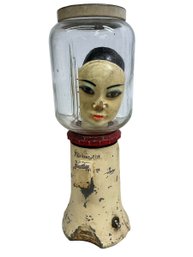 Artist Unknown Vintage Folk Outsider Art Assemblage Kitchen Aid Mixer And Doll Head