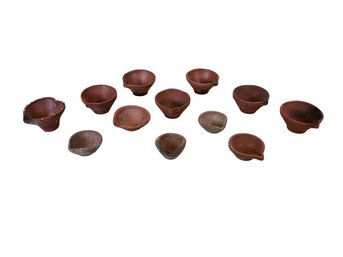 Vintage Terracotta Diya Vessels