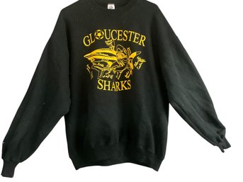 Vintage Gloucester Sharks Fisherman Youth Soccer Sweatshirt