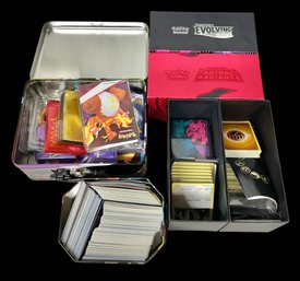 Large Lot Of Pokemon Trading Cards In Boxes