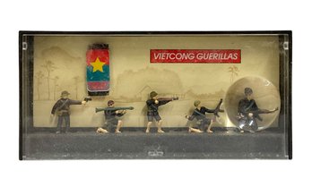 Vintage Monogram Pocket Force Vietcong Guerillas Die Cast Toy Soldiers