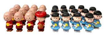 Lot Of 26 Assorted Vintage Midcentury Peanuts Charlie Brown Figurines 2nd Lot Of These!