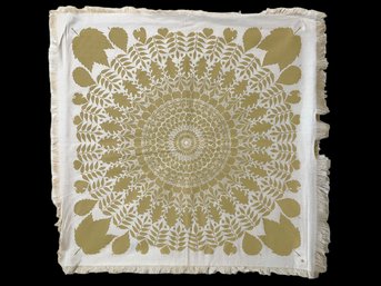 Panel Of Folly Cove Fabric Deciduous Design By Peggy Norton