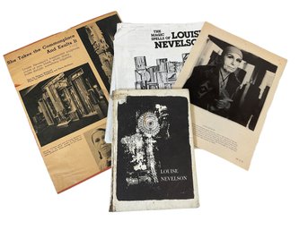 Louise Nevelson 1960s Artist Lot Brooklyn Museum 1967 Book Of Prints And Drawings 1953-1966