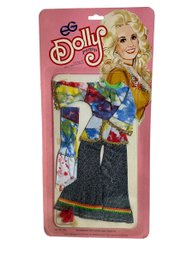 Rainbow Shirt Vintage 1970s Or 80s NIB Unopened Dolly Parton Doll Clothes EG Goldberger DP 1200
