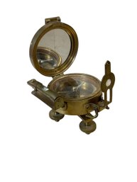 Vintage Brass Nautical Natural Sine Compass Made By Stanley London