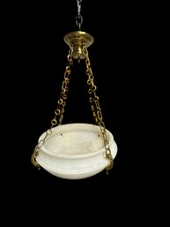 EF Caldwell Alabaster Bowl Fixture C 1910