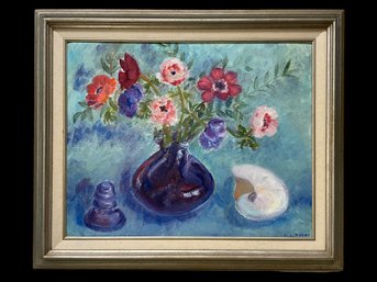 EL Hogan Still Life With Shell Oil Painting On Canvas