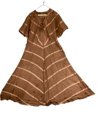 Sheer Cotton Voile 1930s/1940s Dress