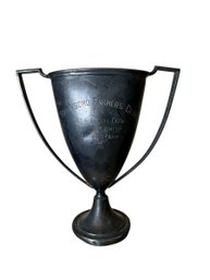 Antique 1926 Silver Plate Trophy Southboro Farmers Club Best Milch Cow Deerfoot Farm