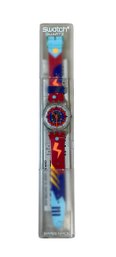 NIB 90s Swatch Quartz Watch With Original Manual