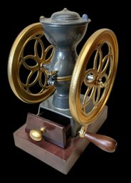 Vintage John Wright Cast Iron Coffee Grinder