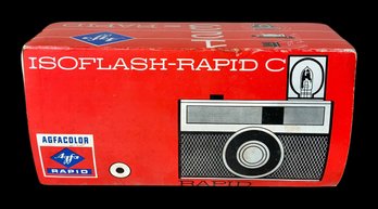 Vintage Agfa Isoflash Rapid C Rangefinder Camera In Original Box