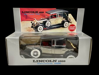 Vintage Lincoln 1928 Model L Convertible Radio