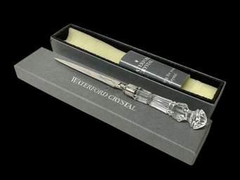 Vintage Waterford Crystal Lismore Letter Opener In Original Box