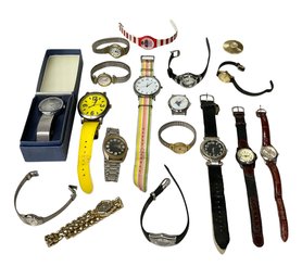 Lot Of 18 Vintage Assorted Watches