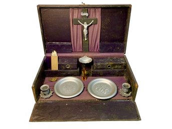 Catholic Last Rites Traveling Alter Box
