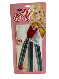 Striped Dress Vintage 1970s Or 80s NIB Unopened Dolly Parton Doll Clothes EG Goldberger DP 1200