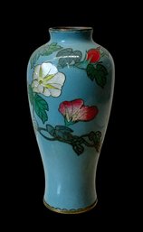Japanese Miniature Cloisonne Enamel Floral Vase