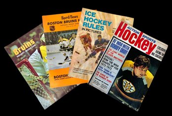 Lot Of Four Vintage Hockey Magazines 1960s-1970s