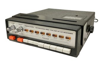 Vintage Realistic Patrolman Pro-77A VHF Hi-Lo Scanner