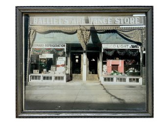Antique Colorized Photo Balliets Appliance Store