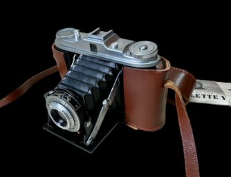 Vintage German Agfa Camera Isolette V In Leather Case
