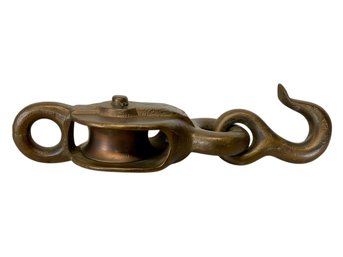 Heavy Large Bronze Pulley