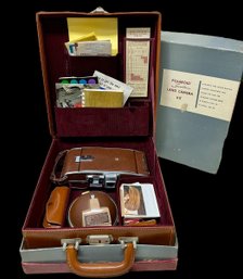 Vintage Polaroid Speedliner Land Camera Kit