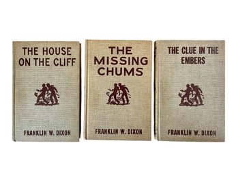 Trio Of 1950s Franklin W Dixon Books Hardy Boys