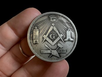 Freemason Token Made A Mason