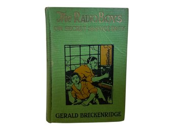 The Radio Boys Antique Book Decorative Cover