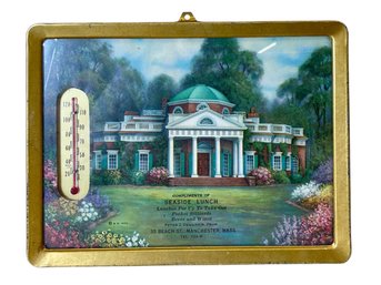 Decorative Manchester Massachusetts Thermometer In Frame