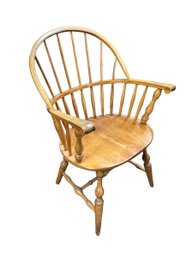 Vintage Maple Windsor Arm Chair