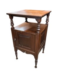 Antique Victorian Mahogany One Drawer Stand
