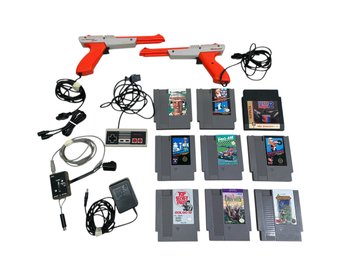 Lot Of Vintage Original Nintendo Games And Zappers Crystalis Golgo 13 Top Secret Episode Elway Quarterback