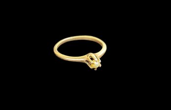 Antique 10K Gold Baby Ring With Pearl