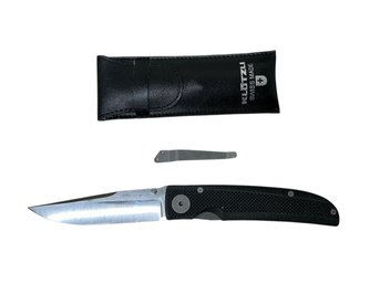 Walker Design Klotzli Swiss Made Folding Pocket Knife ATS-34