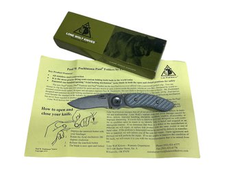 Lone Wolf Knives Doug Ritter RSK MK4 Gentlemens Folder Folding Pocket Knife Paul Presto