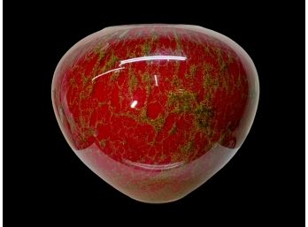 Large Antique Or Vintage Art Glass Vase Oxblood Red Possibly Tarnoweic