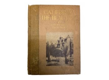 1911 Hard Cover Burlap Binding California The Beautiful